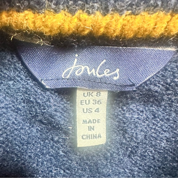 Joules Chantelle Intarsia Navy Star Sweater Size 4 - Picture 11 of 14